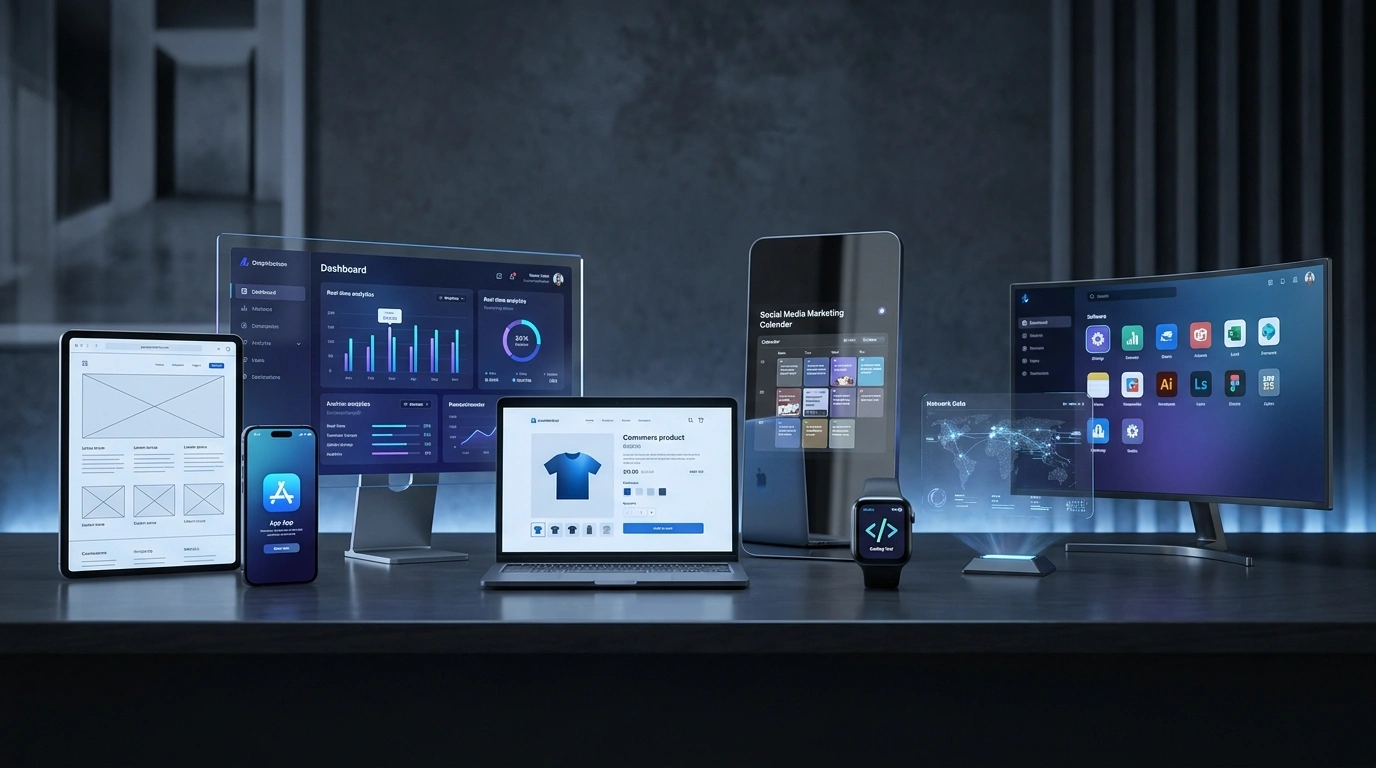 Digital services overview for ASFIT Solutions agency website