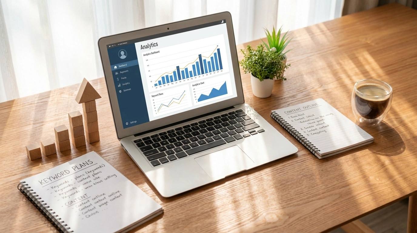Growth focused digital strategy with analytics and planning